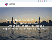 Tablet Screenshot of dynconsultores.com